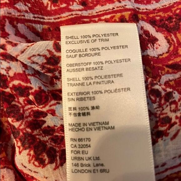 New Free people Lorraine Kimono tunic size XS - Picture 8 of 8